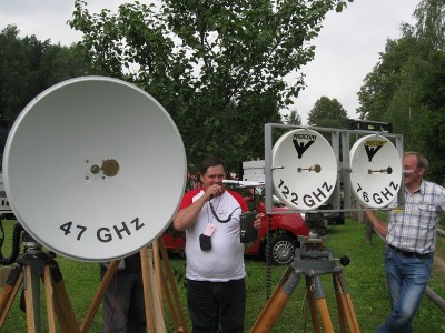 LY2BAW Tades - тестирование аппаратуры на 47GHz и выше перед презентацией