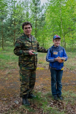 EW4DX - приз юному участнику теста EW4WE/P Николаю Майко 11 лет, 119 QSO